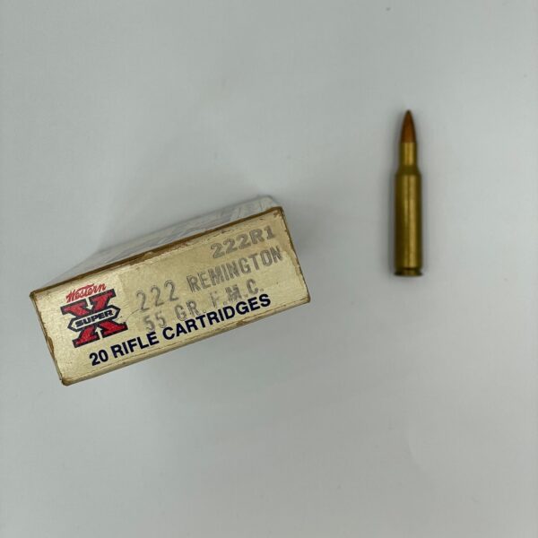 .222 Rem. Winchester SuperX 55 gr. FMC