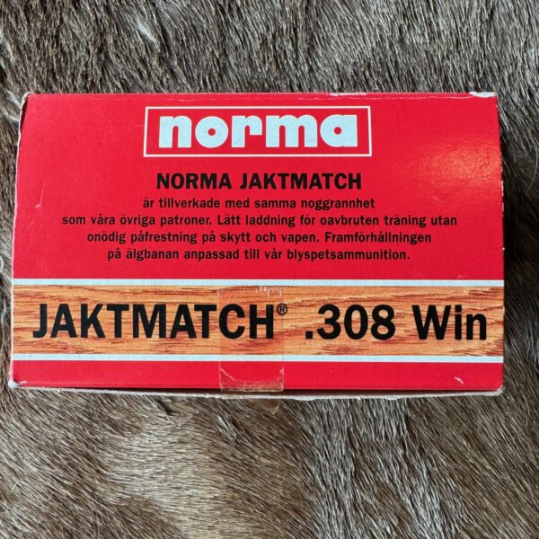 Norma Jagtmatch .308 win, 9.5 gram