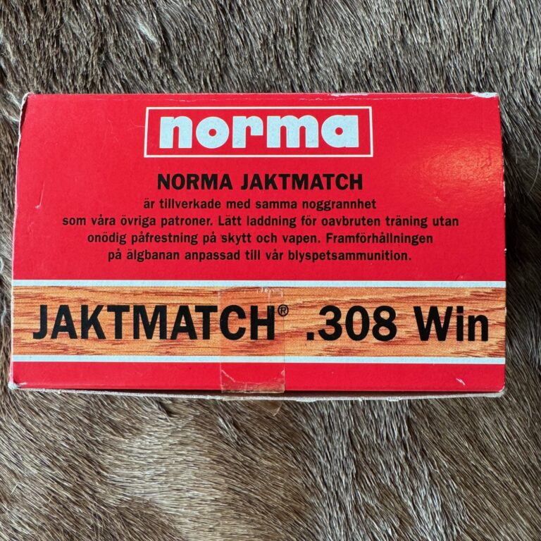 Norma Jagtmatch .308 win, 9.5 gram