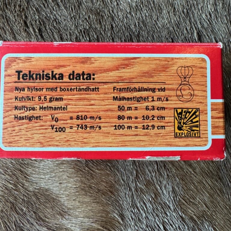 Norma Jagtmatch .308 win, 9.5 gram