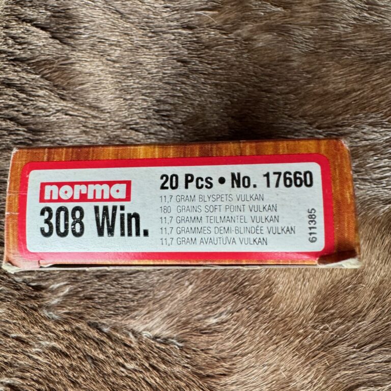 Norma Vulkan .308 Win 11,7G/180GR Riffelpatron 20STK