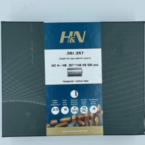 .38/357 Wadcutter Hollow base, 148 Grs. Copperplated