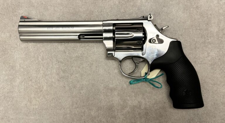 Smith & Wesson Model 686-6, kal. .357 Magn. 6" løb, Stainless, SA/DA