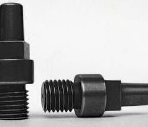 M 6 x 0,75 med ekstra lang gevindstykke