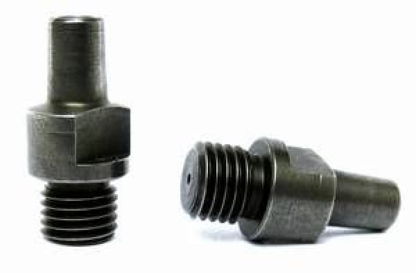 M 6 x 0,75 med 5 mm lang gevind