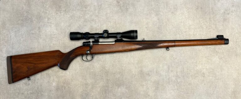 Husqvarna Jagtriffel, kal. 30.06, Fuldskæftet, brugt.