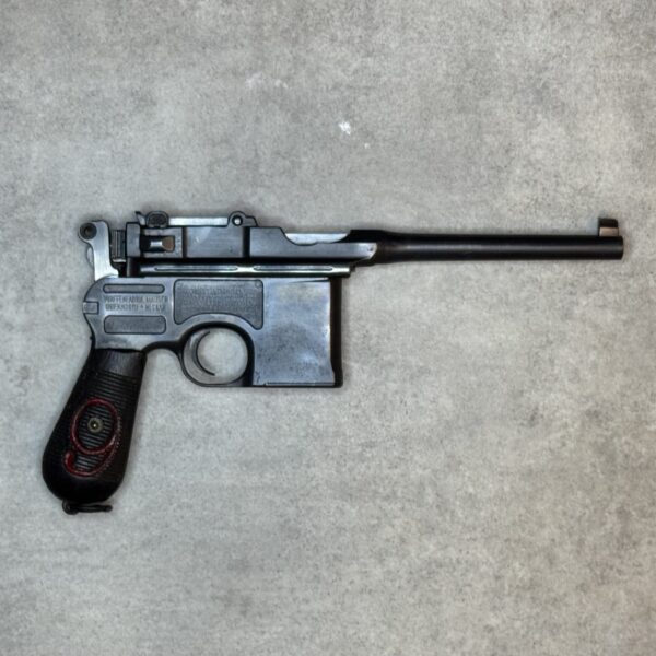 Mauser Model C96, kal. 9x19 mm, "Red Nine" i original uberørt stand