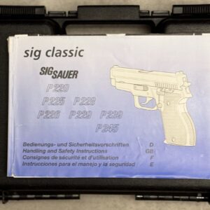 Sig Sauer P226 S(port) Stainless Steel, 9x19 mm