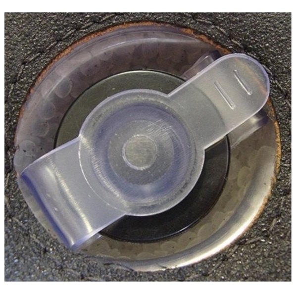 Skydepude i læder, stor størrelse