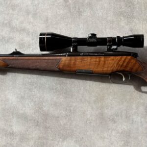 Steyr Mannlicher Luxus 6.5x55, Halvskæftet i udsøgt valnød i Grade 5!