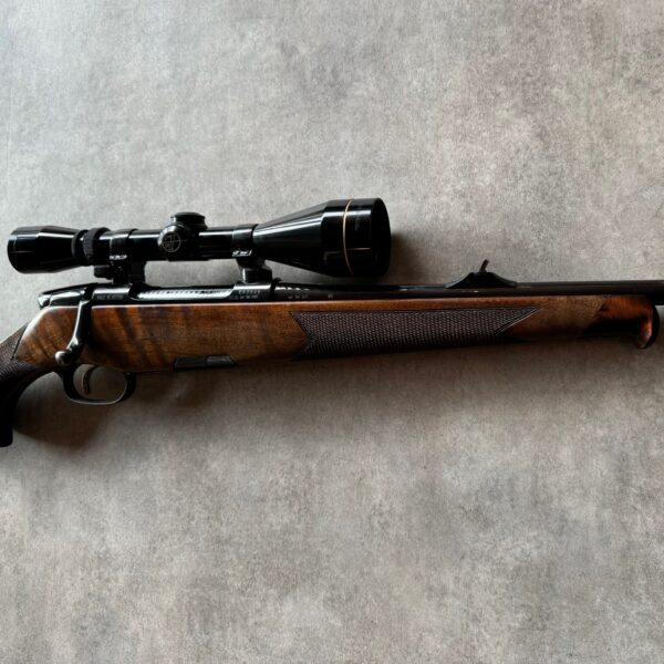 Steyr Mannlicher Luxus 6.5x55, Halvskæftet i udsøgt valnød i Grade 5!