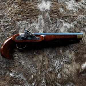Kentucky Pistol, forlader i kaliber .45 rundkugler, sortkrudt
