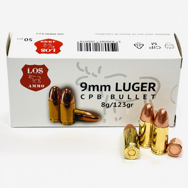 LOS 9×19 mm CPB 123 grain / Copper Plated Bullets