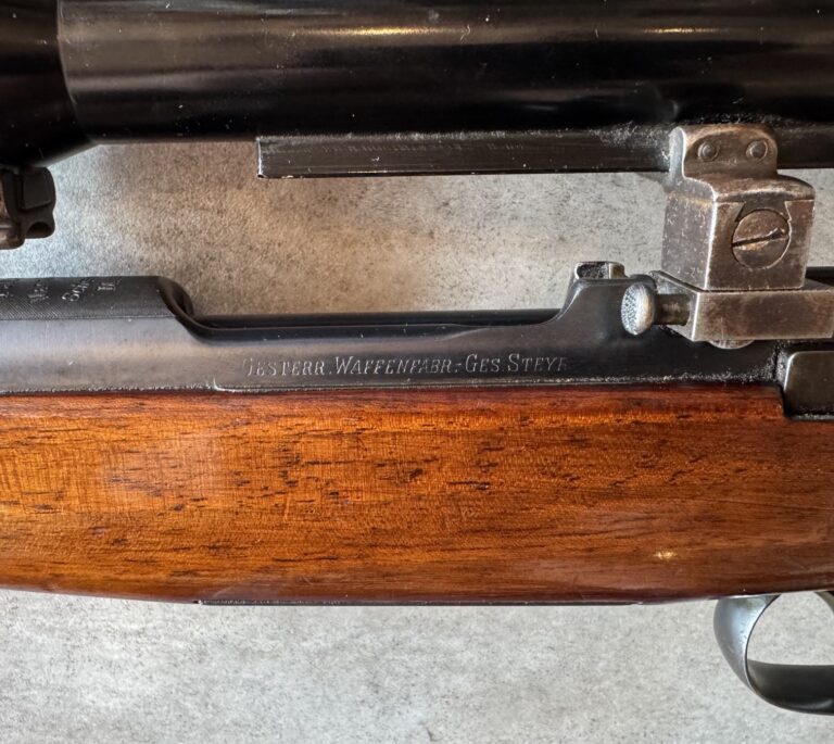 Mannlicher Schönauer M.1908 i 8x56 MS med Carl Zeiss Jena Zielvier